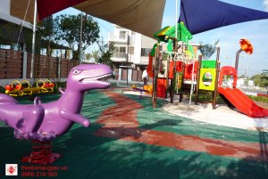 Hình ảnh khu vui chơi ngoài trời dành cho thiếu nhi tại khu đô thị Mỹ Gia - Nha Trang
